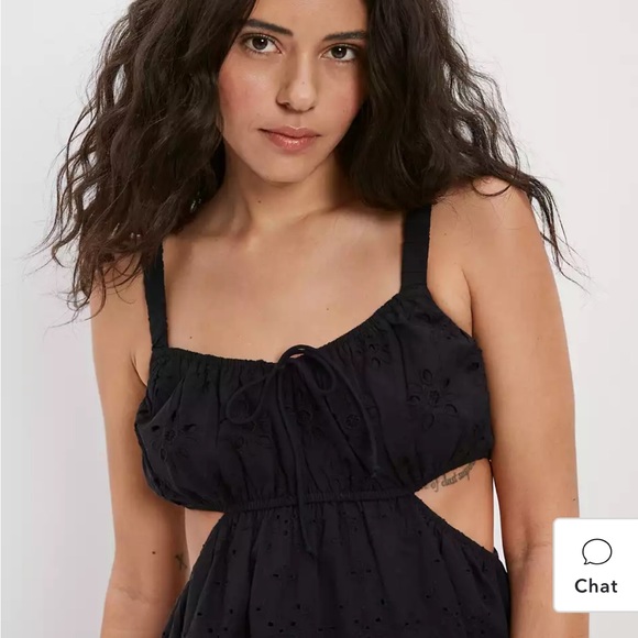 American Eagle Cut-Out Tank Mini Dress NWT - Picture 2 of 4